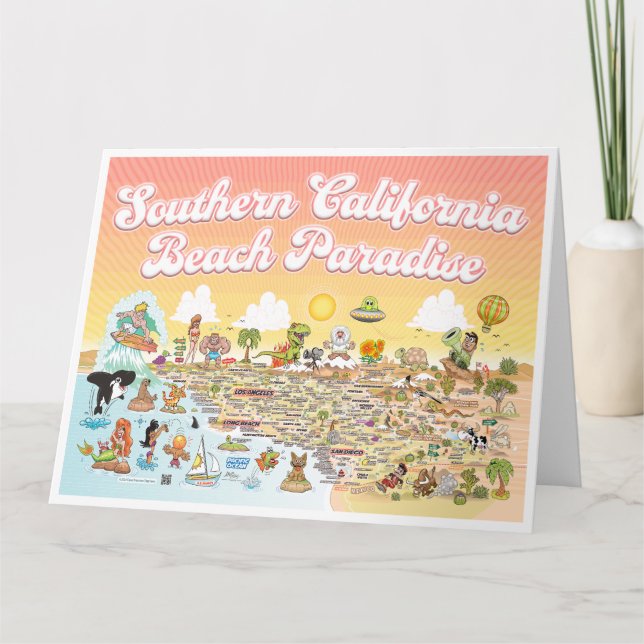 Huge SoCal Greeting Card (Front)