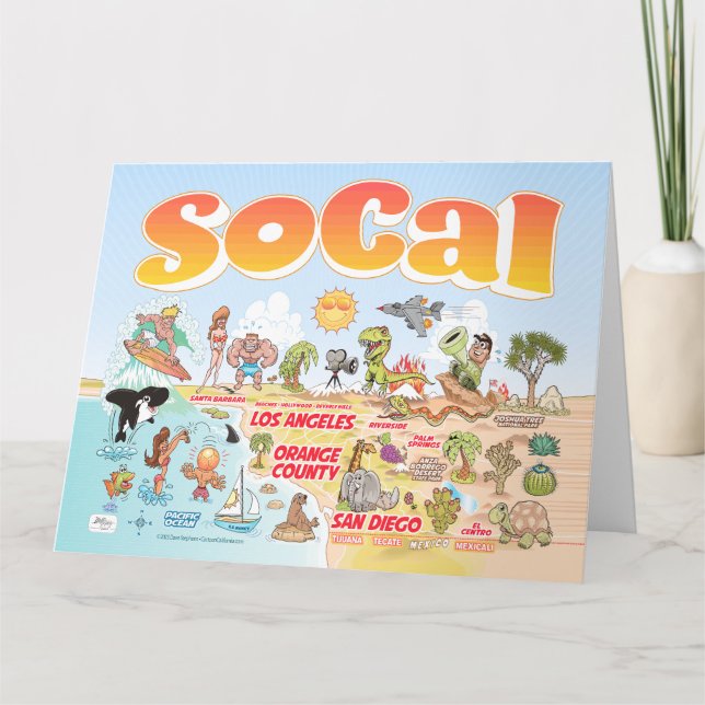 Huge SoCal Greeting Card (Front)