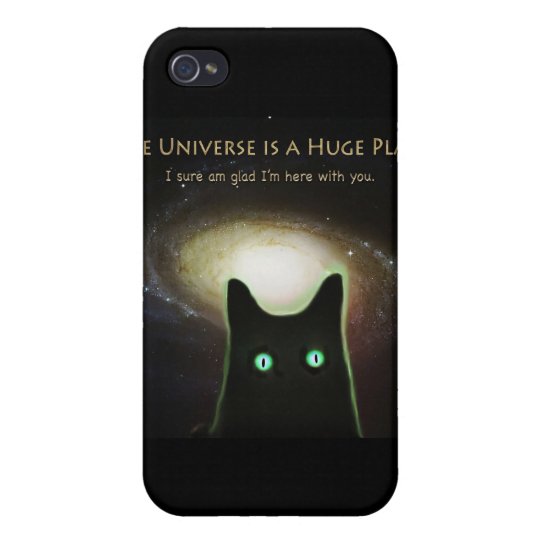Huge Universe ~ Glad I'm Here With You Case For iPhone 4
