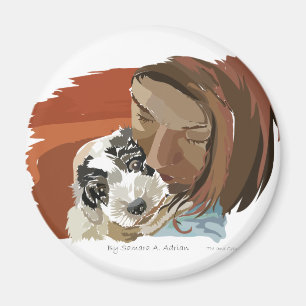 HUGGABLE PUPPY MAGNET