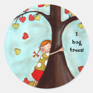 Hugger d'arbre - Sticker