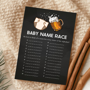 Huggies and Chuggies Baby Shower Name Race Game
