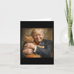 Hugging An Orange Cat 2024 Card