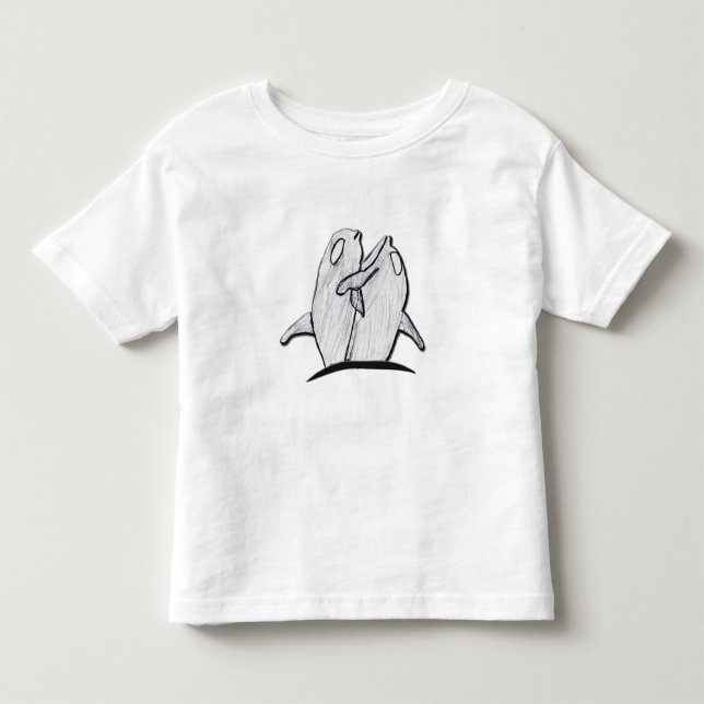 Hugging Dolphins T-Shirt (Front)