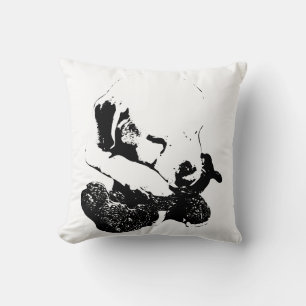 Hugging My Favourite Throw Pillow