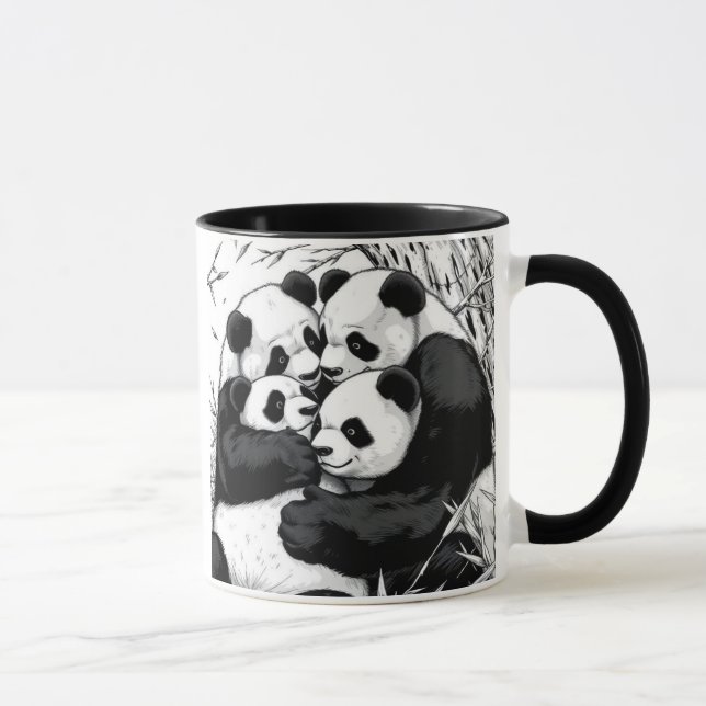 HUGGING PANDAS MUG (Right)