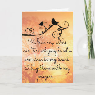 Hugging You With My Prayers Card