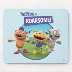Huggleball is Roarsome! Mouse Pad