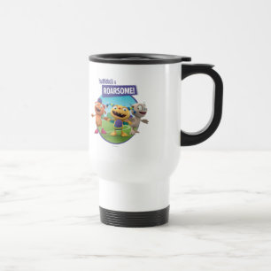Huggleball is Roarsome! Travel Mug