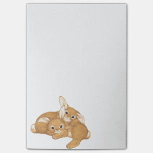 Huggy Bunnies Post-it Notes