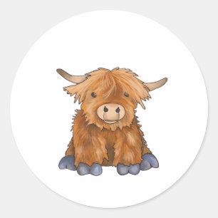 Huggy Harry - Part of my Fluffy Friends Series Cla Classic Round Sticker