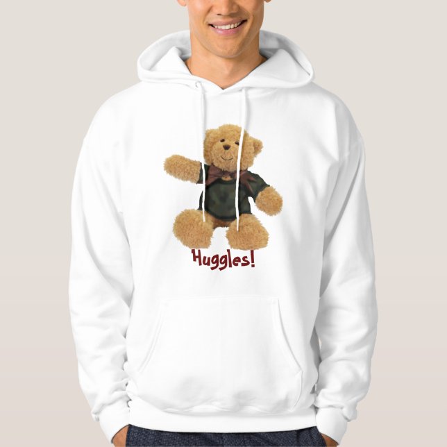 Huggys mignon ours ours Sweat - shirt à capuche de (Devant)