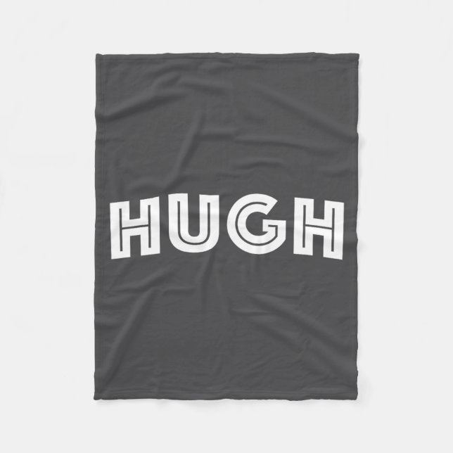 Hugh  fleece blanket (Front)