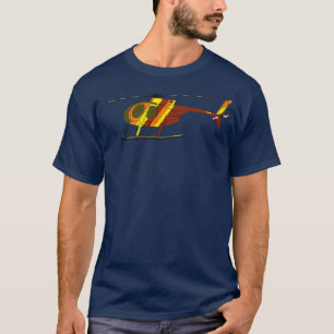 Hughes 500D Helicopter T-Shirt