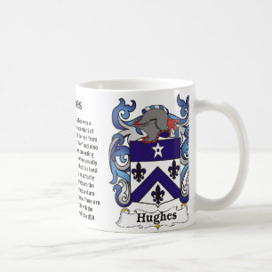 Hughes Family Crest on a mug