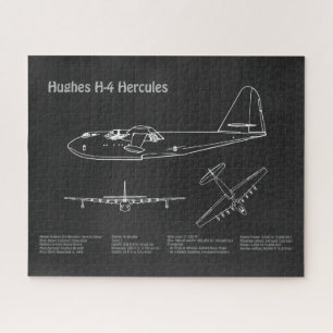 Hughes H-4 Hercules Spruce Goose - Airplane Plans  Jigsaw Puzzle
