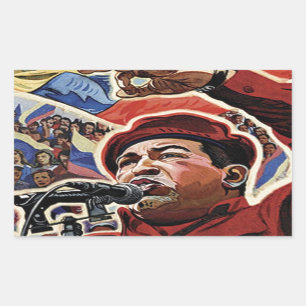Hugo Chavez - Cartoon Revolution style Sticker