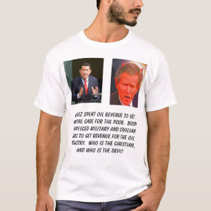 hugo-chavez, SATAN T-Shirt