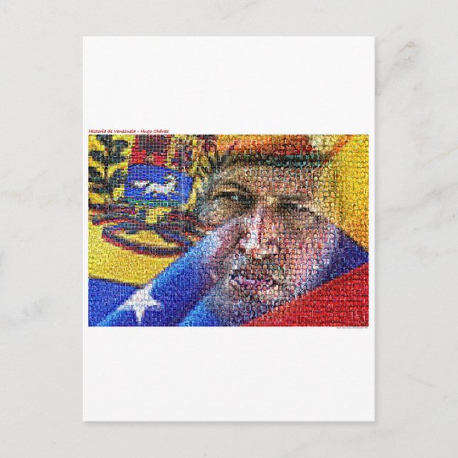 Hugo Chavez – Venezuela. Postcard (Front)