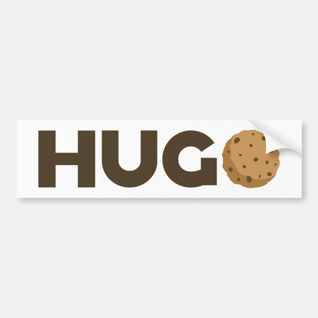 Hugo cookie bumper sticker (Front)