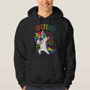 Hugo Dabbing Unicorn Hoodie