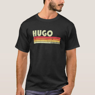 HUGO MN MINNESOTA Funny City Home Roots Gift Retro T-Shirt