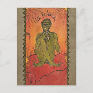 Hugo Simberg Le diable souffle CC0612 Carte postal