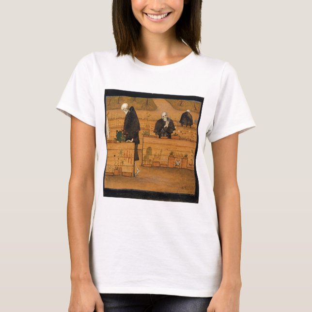 Hugo Simberg The Garden of Death T-Shirt (Front)