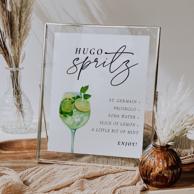 Hugo Spritz Sign Signature Drink Couples Shower (Creator Uploaded)