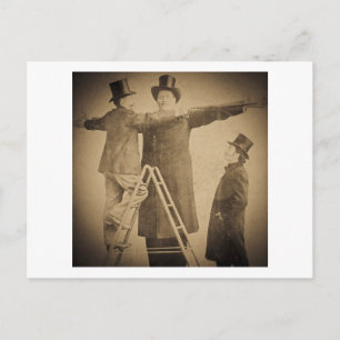 Hugo the Giant Vintage Circus Freak Wendt Photo Postcard