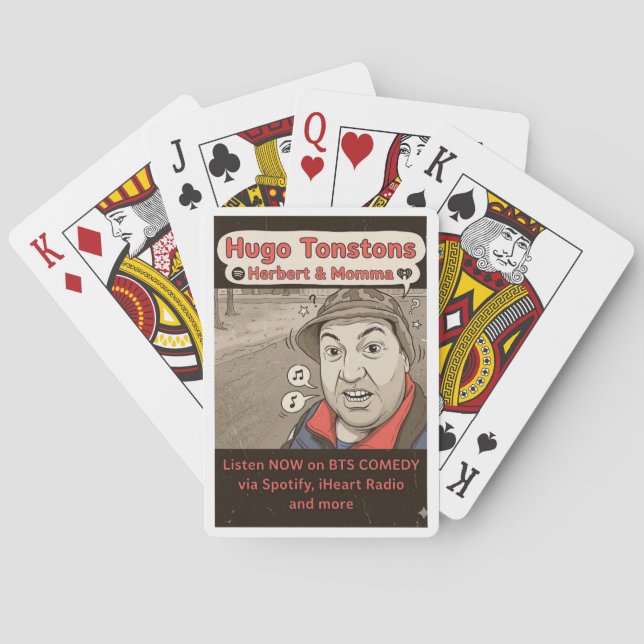Hugo Tonstons, Herbert & Momma Playing Cards (Back)