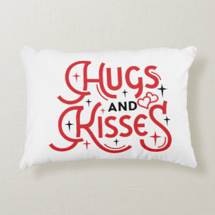 Hugs and Kisses Accent Pillow