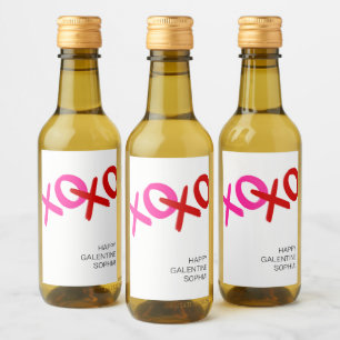 Hugs and Kisses Galentine day XOXO Gal Pal Wine Label