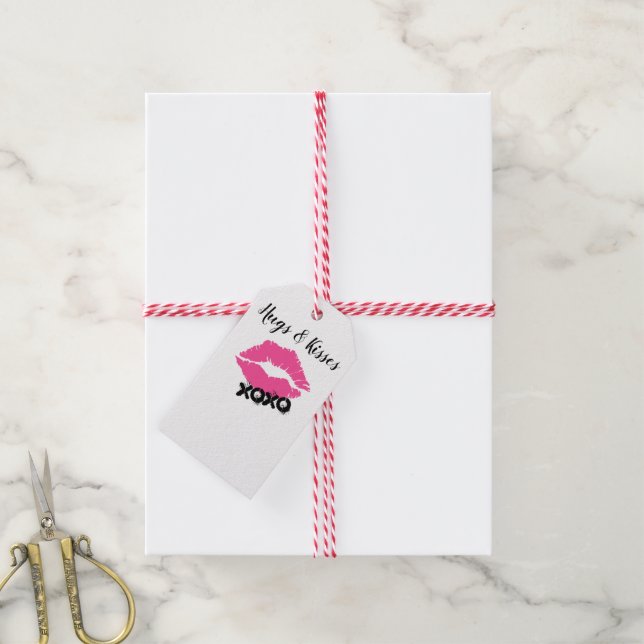 "Hugs and Kisses" Gift Tags (With Twine)