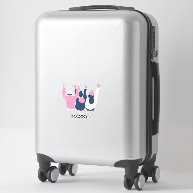Hugs and kisses girl tribes (Suitcase)