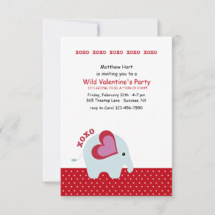 Hugs and Kisses Invitation