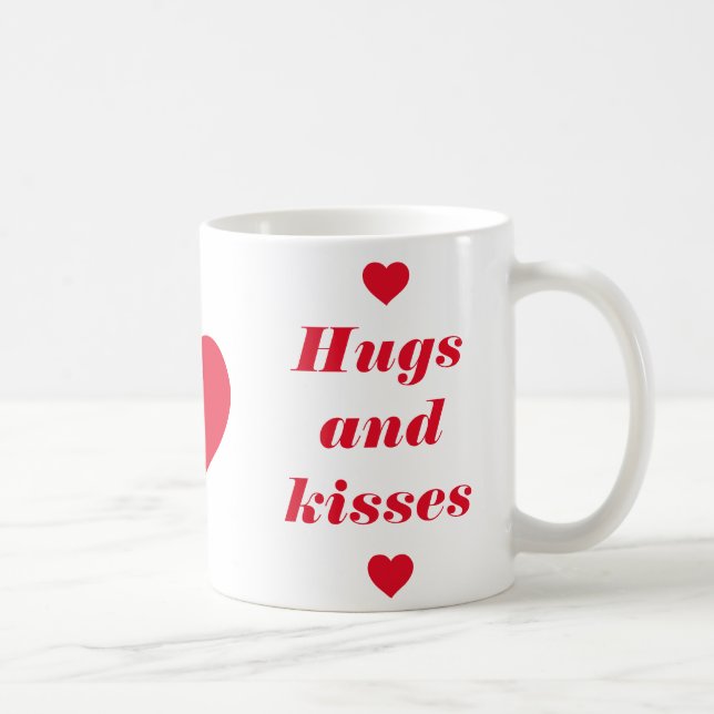 Hugs And Kisses Mug (Right)