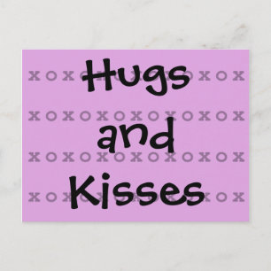 Hugs and Kisses Postcard