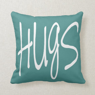Hugs and Kisses Throw Pillow