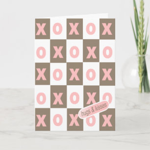 Hugs And Kisses Valentine's Day Card
