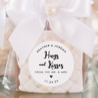 Hugs and Kisses Wedding Chocolate Favours