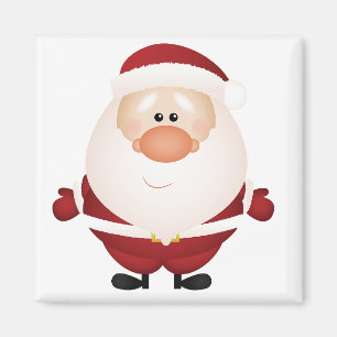 Hugs from Santa Claus Magnet