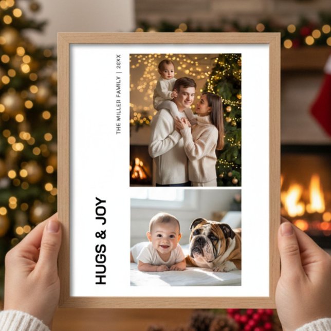Hugs & Joy — Delivered with Dog Kisses Holiday Card (Creator Uploaded)