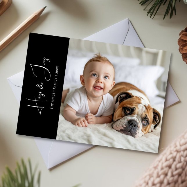 Hugs & Joy from Our Merry Little Family Holiday Card (Creator Uploaded)