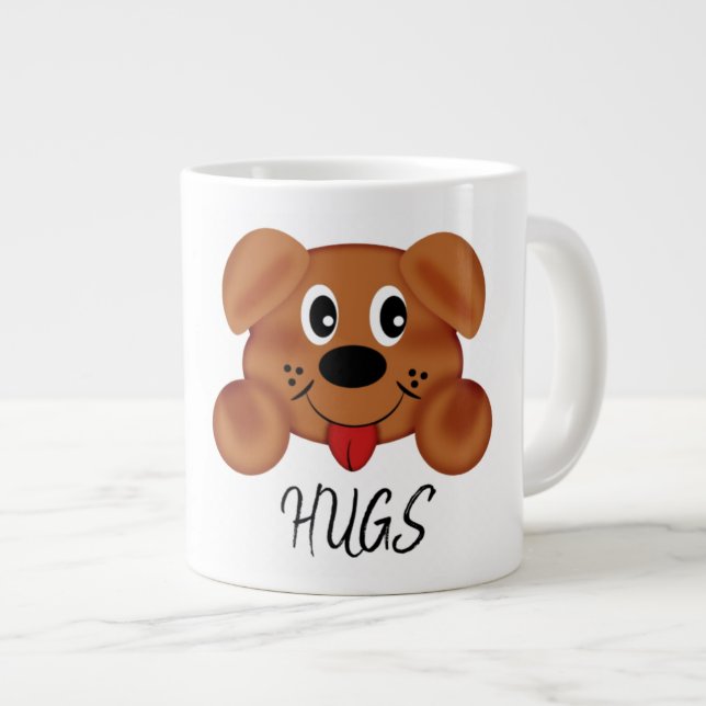 Hugs - Jumbo Mug (Front Right)