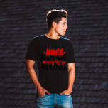Hugs kisses and Valentine's wishes T-Shirt<br><div class="desc">Simple and modern love celebration design.
You can find more in the "Love Tshirts" collection.
Happy Valentine's Day !!!
Enjoy your shopping!</div>