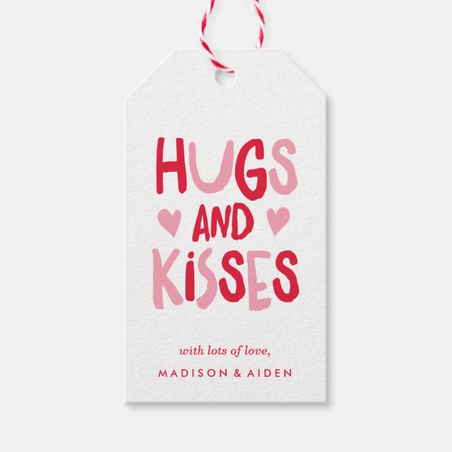 Hugs & Kisses | Gift Tags (Front)