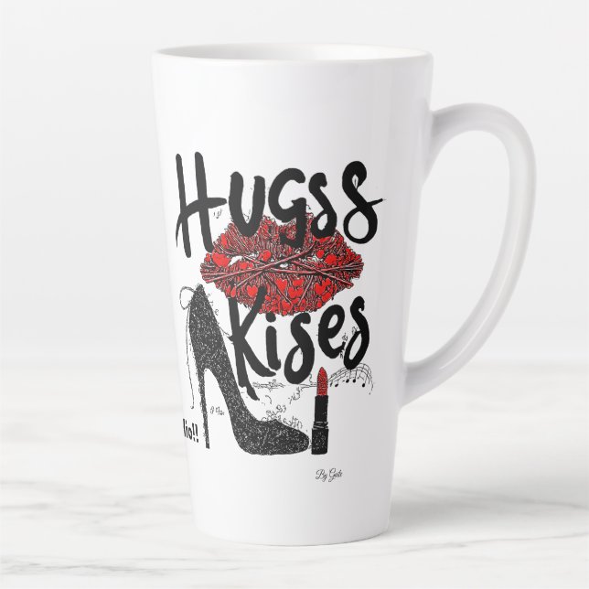 Hugs & Kisses Latte Mug (Right)