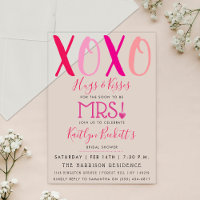 Hugs & Kisses (XOXO) Valentine's Day Bridal Shower