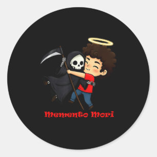 Hugs - Memento Mori  Classic Round Sticker